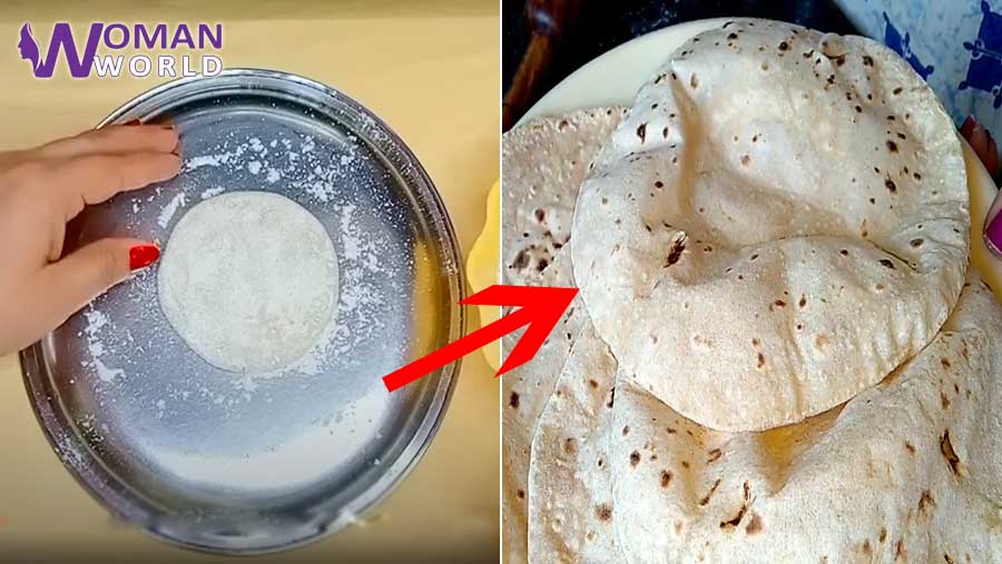 روٹی گول نہ بننے پر ساس کے طعنے سنتی ہیں؟ جانیں بیلن کے بغیر گول روٹی بیلنے کا ایسا طریقہ، جو منٹوں میں ڈھیر ساری روٹیاں بنائے