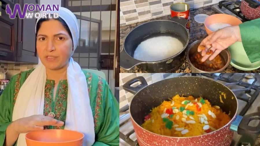 زردہ پکاتے ہوئے چاول ٹوٹ جاتے ہیں؟ دیکھئے شگفتہ اعجاز کی اسپیشل زردہ ریسیپی، جو انھوں نے  مداحوں کے ساتھ شیئر کی